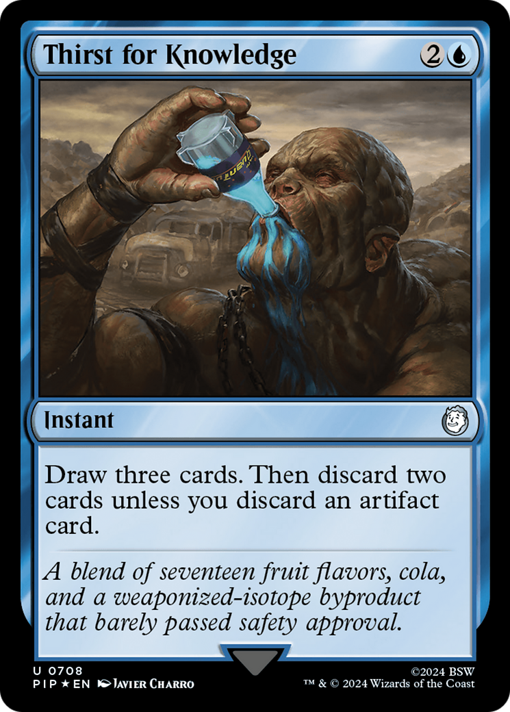 Thirst for Knowledge (Surge Foil) [Fallout] | Good Games Cannington