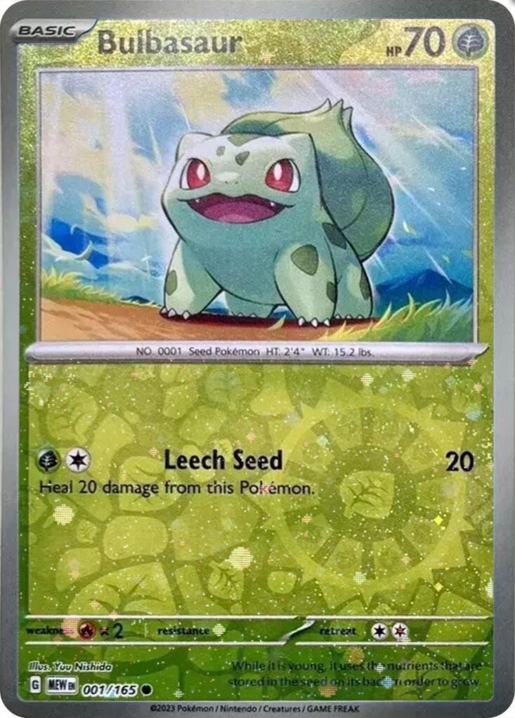 Bulbasaur (001/165) (Cosmos Holo) (Costco Exclusive) [Miscellaneous Cards] | Good Games Cannington