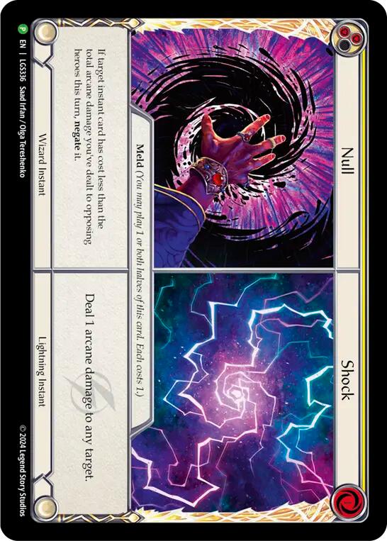 Null // Shock [LGS336] (Promo)  Cold Foil | Good Games Cannington