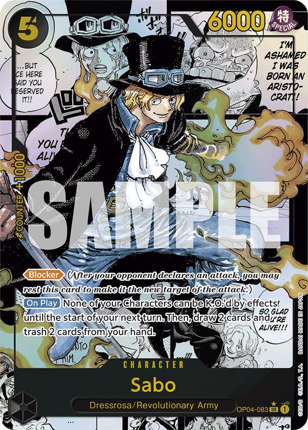 Sabo (OP04-083) (Manga) [Premium Booster -The Best-] | Good Games Cannington