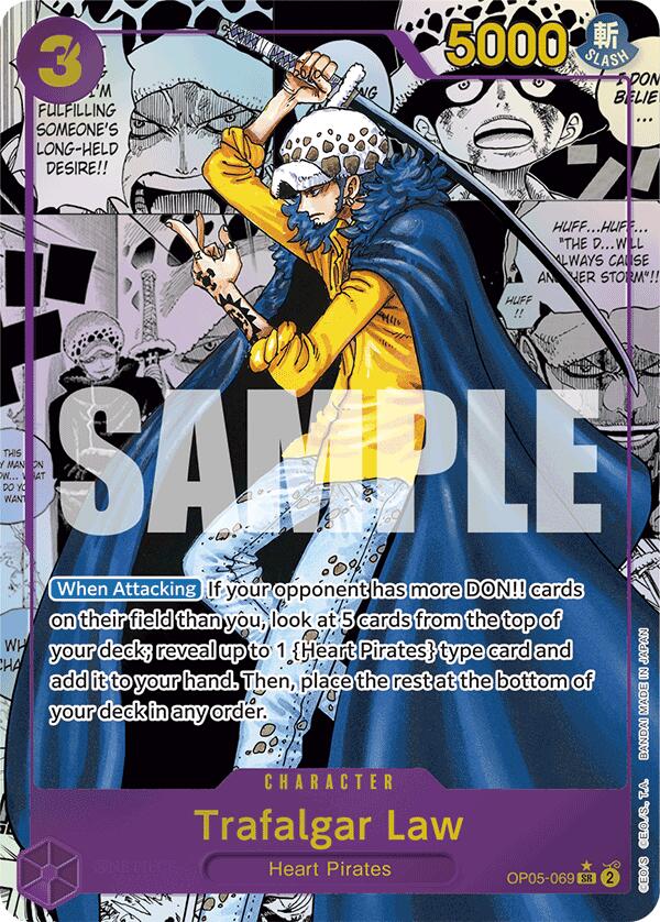 Trafalgar Law (OP05-069) (Manga) [Premium Booster -The Best-] | Good Games Cannington
