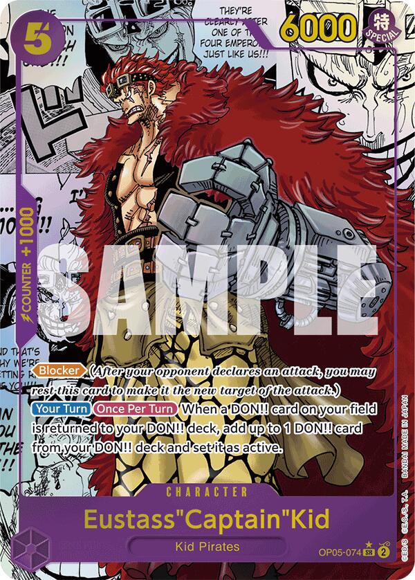 Eustass"Captain"Kid (OP05-074) (Manga) [Premium Booster -The Best-] | Good Games Cannington