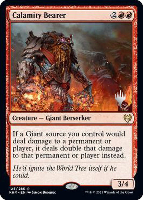 Calamity Bearer (Promo Pack) [Kaldheim Promos] | Good Games Cannington