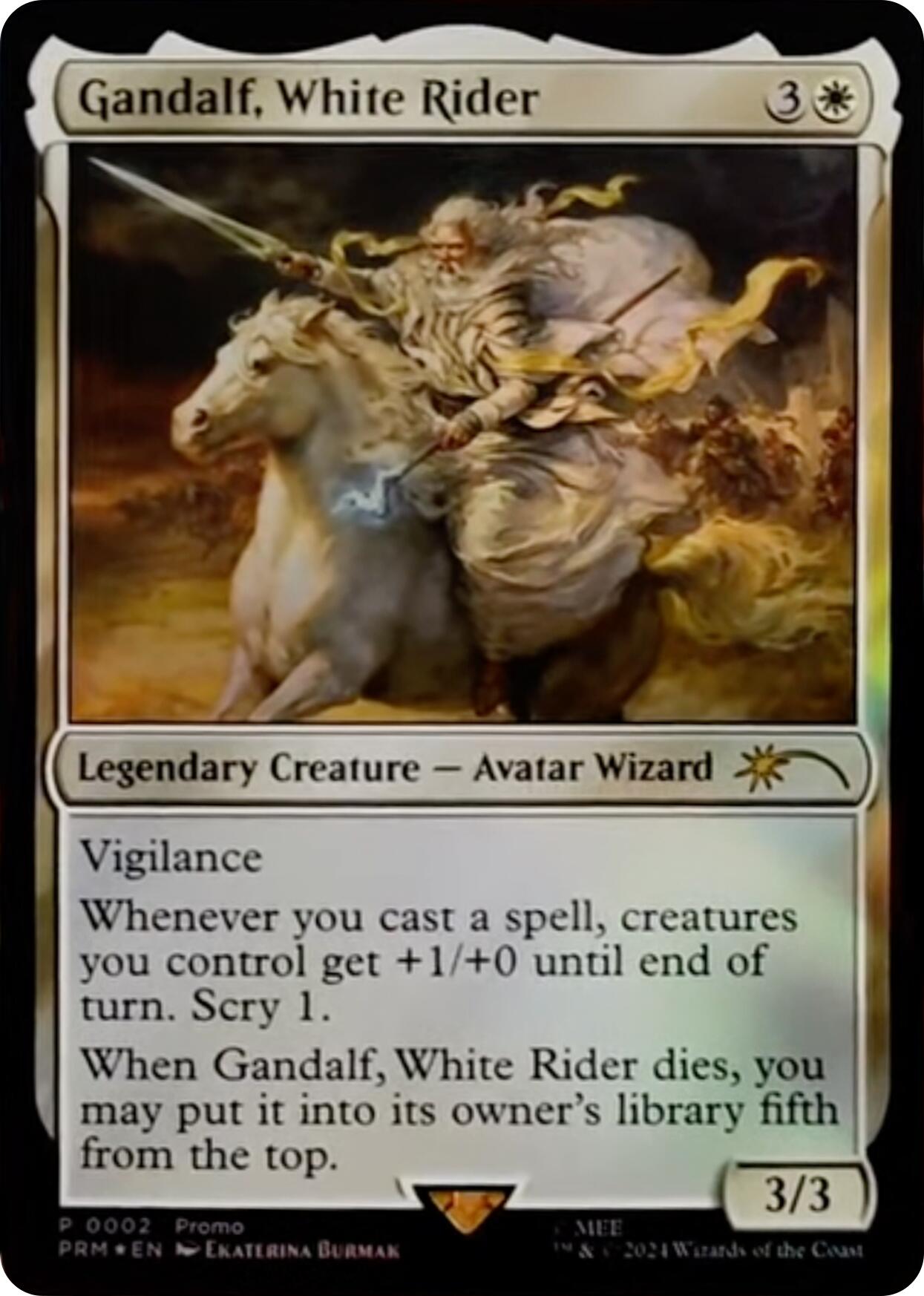 Gandalf, White Rider [Resale Promos] | Good Games Cannington