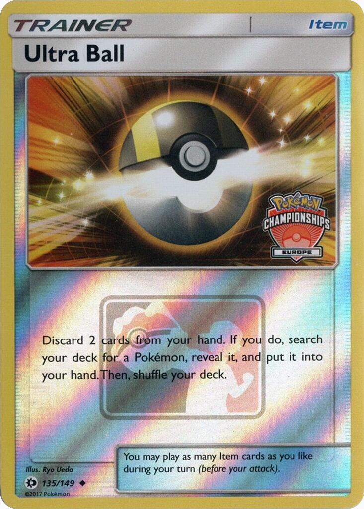 Ultra Ball (135/149) (Europe Championships) [League & Championship Cards] | Good Games Cannington