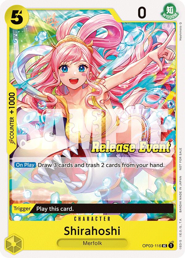 Shirahoshi (ST15 - ST20 Release Event Pack) [One Piece Promotion Cards] | Good Games Cannington