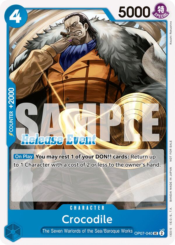 Crocodile (ST15 - ST20 Release Event Pack) [One Piece Promotion Cards] | Good Games Cannington
