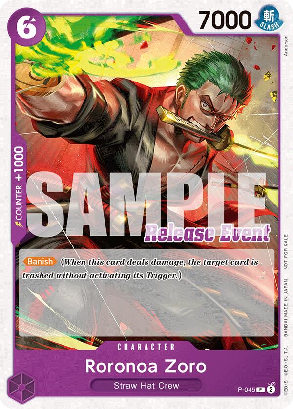 Roronoa Zoro (ST15 - ST20 Release Event Pack) [One Piece Promotion Cards] | Good Games Cannington