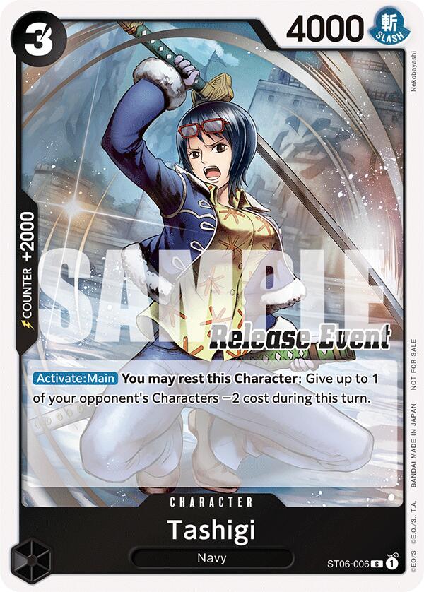 Tashigi (ST15 - ST20 Release Event Winner Pack) [One Piece Promotion Cards] | Good Games Cannington