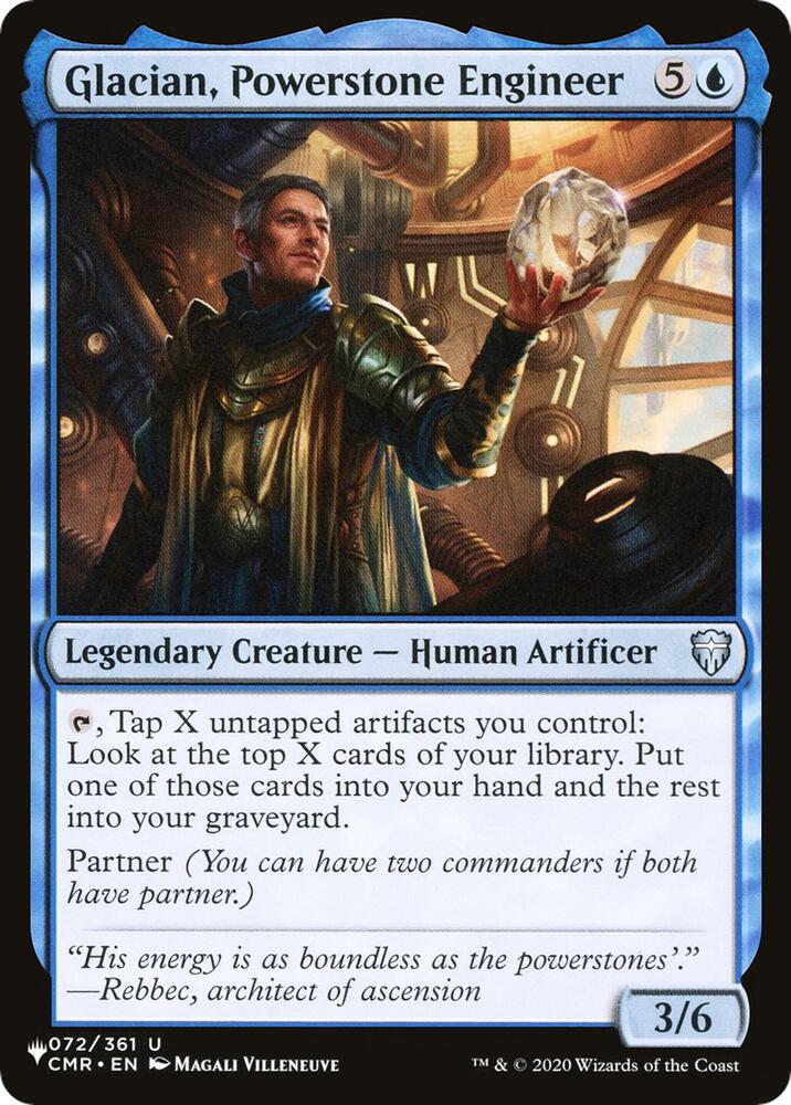 Glacian Powerstone Engineer 072/361 (The List Reprints)  | Good Games Cannington
