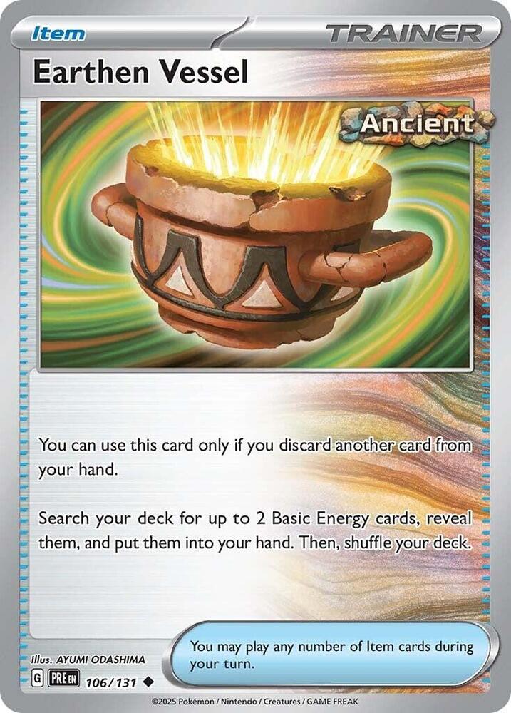 Earthen Vessel (106/131) [Scarlet & Violet: Prismatic Evolutions] | Good Games Cannington