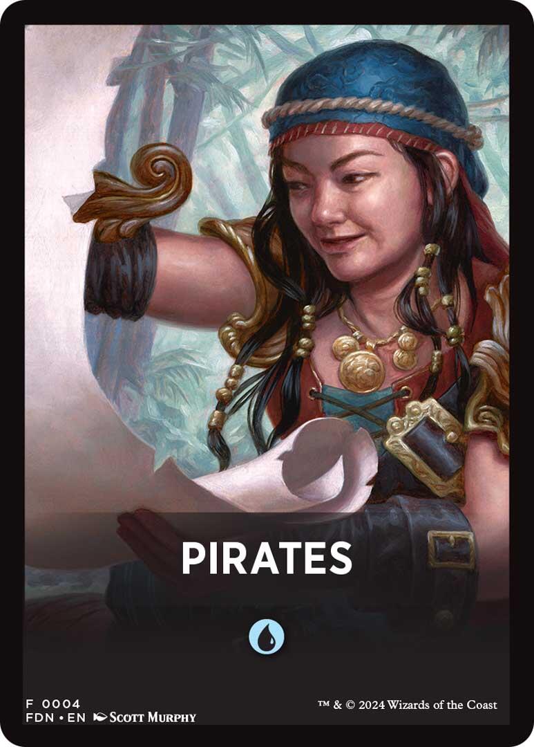 Pirates Theme Card [Foundations Tokens] | Good Games Cannington