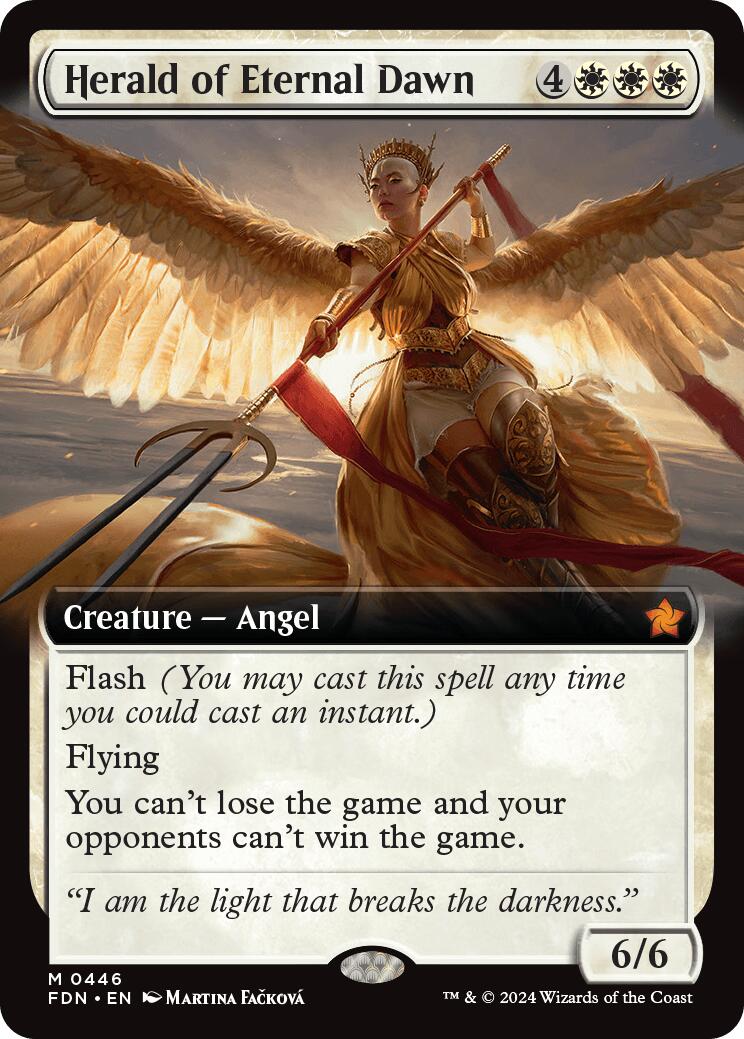 Herald of Eternal Dawn (Extended Art) [Foundations] | Good Games Cannington