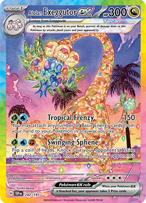 Alolan Exeggutor ex (242/191) [Scarlet & Violet: Surging Sparks] | Good Games Cannington
