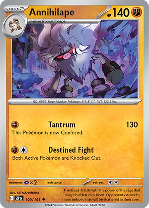 Annihilape (100/191) [Scarlet & Violet: Surging Sparks] | Good Games Cannington