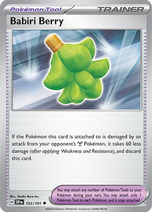 Babiri Berry (163/191) [Scarlet & Violet: Surging Sparks] | Good Games Cannington
