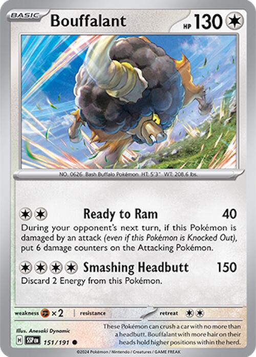 Bouffalant (151/191) [Scarlet & Violet: Surging Sparks] | Good Games Cannington