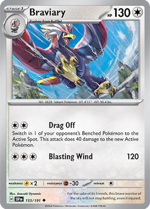 Braviary (153/191) [Scarlet & Violet: Surging Sparks] | Good Games Cannington