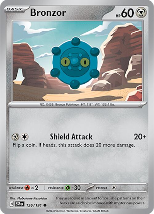 Bronzor (126/191) [Scarlet & Violet: Surging Sparks] | Good Games Cannington