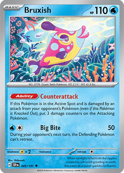 Bruxish (049/191) [Scarlet & Violet: Surging Sparks] | Good Games Cannington