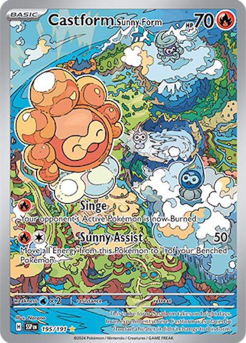 Castform Sunny Form (195/191) [Scarlet & Violet: Surging Sparks] | Good Games Cannington