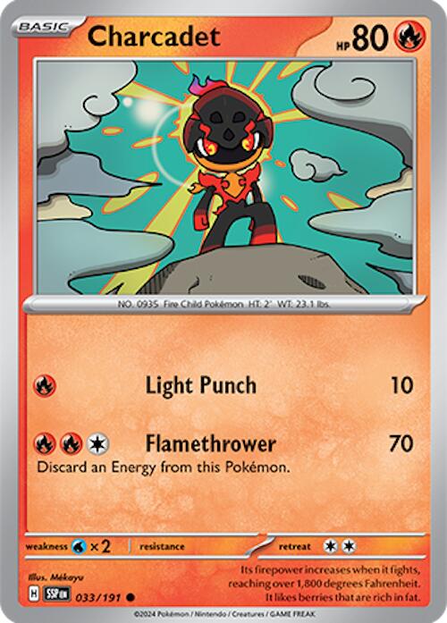 Charcadet (033/191) [Scarlet & Violet: Surging Sparks] | Good Games Cannington