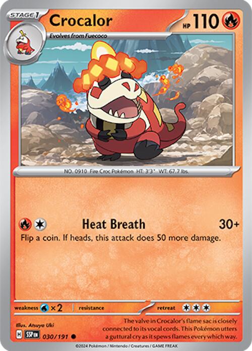 Crocalor (030/191) [Scarlet & Violet: Surging Sparks] | Good Games Cannington