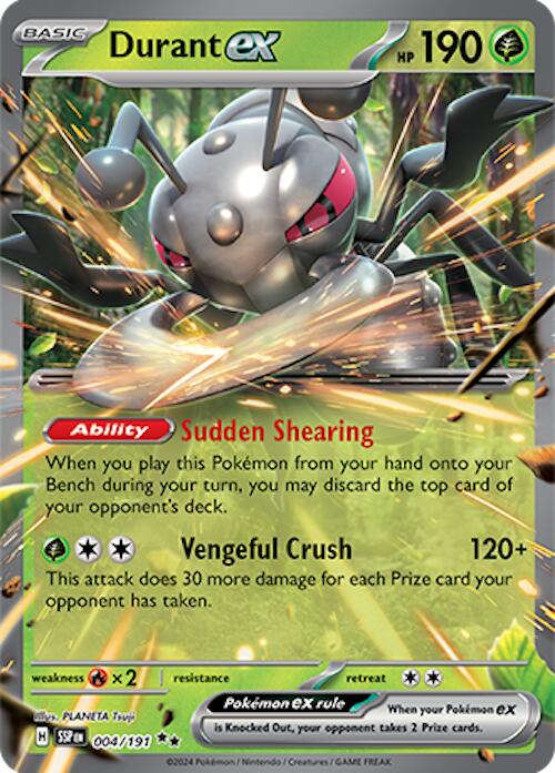Durant ex (004/191) [Scarlet & Violet: Surging Sparks] | Good Games Cannington