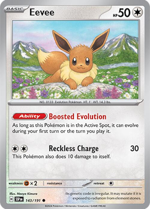 Eevee (143/191) [Scarlet & Violet: Surging Sparks] | Good Games Cannington