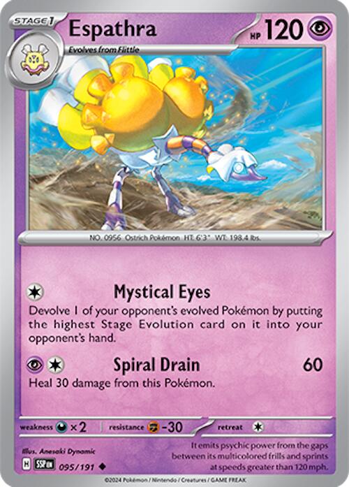 Espathra (095/191) [Scarlet & Violet: Surging Sparks] | Good Games Cannington