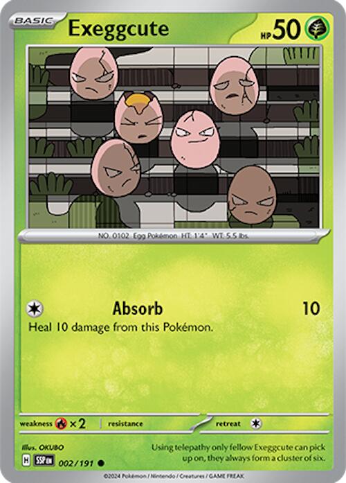 Exeggcute (002/191) [Scarlet & Violet: Surging Sparks] | Good Games Cannington