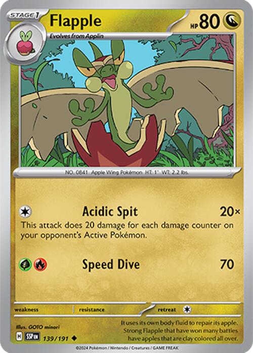 Flapple (139/191) [Scarlet & Violet: Surging Sparks] | Good Games Cannington