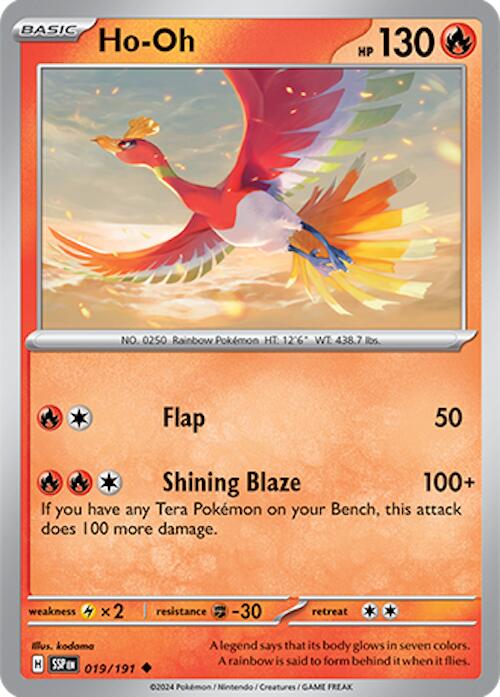Ho-Oh (019/191) [Scarlet & Violet: Surging Sparks] | Good Games Cannington