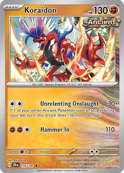 Koraidon (116/191) [Scarlet & Violet: Surging Sparks] | Good Games Cannington