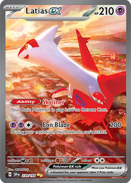 Latias ex (239/191) [Scarlet & Violet: Surging Sparks] | Good Games Cannington