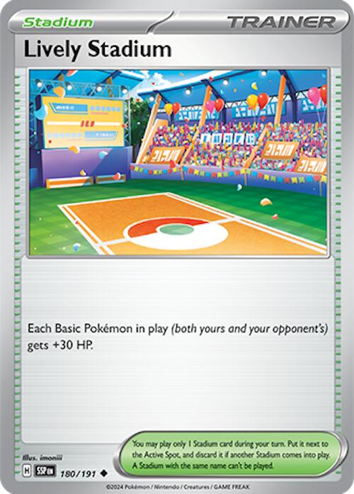 Lively Stadium (180/191) [Scarlet & Violet: Surging Sparks] | Good Games Cannington