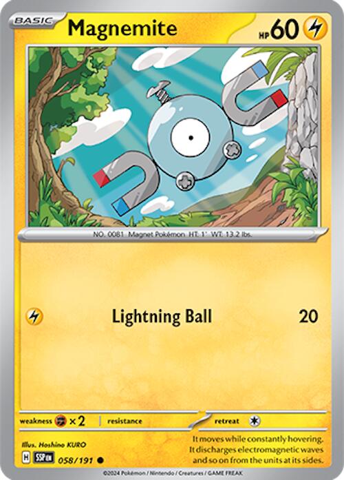 Magnemite (058/191) [Scarlet & Violet: Surging Sparks] | Good Games Cannington