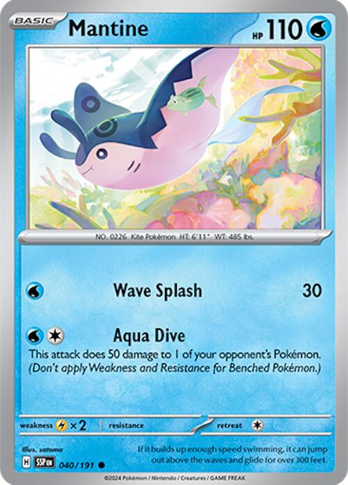 Mantine (040/191) [Scarlet & Violet: Surging Sparks] | Good Games Cannington