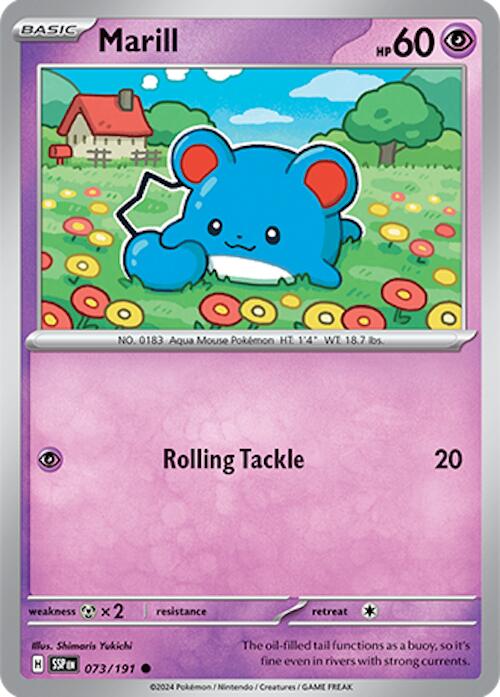 Marill (073/191) [Scarlet & Violet: Surging Sparks] | Good Games Cannington