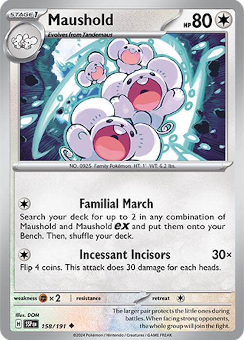 Maushold (158/191) [Scarlet & Violet: Surging Sparks] | Good Games Cannington