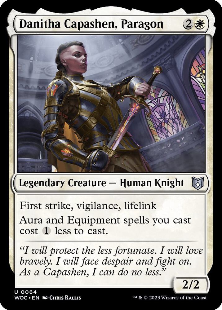 Danitha Capashen, Paragon 64 (Commander: Wilds of Eldraine)  | Good Games Cannington