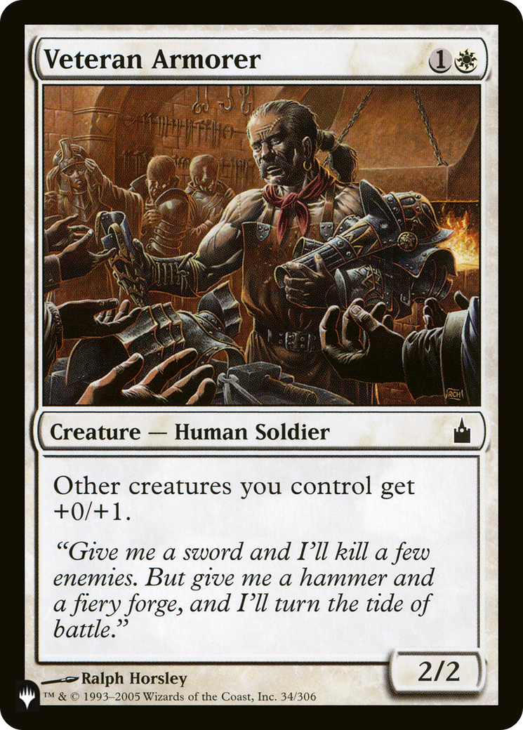 Veteran Armorer [The List] | Good Games Cannington