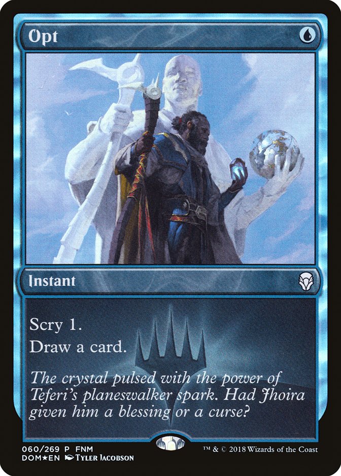 Opt (FNM) [Dominaria Promos] | Good Games Cannington