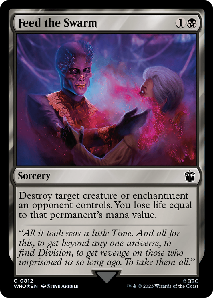 Feed the Swarm (Surge Foil) [Doctor Who] | Good Games Cannington