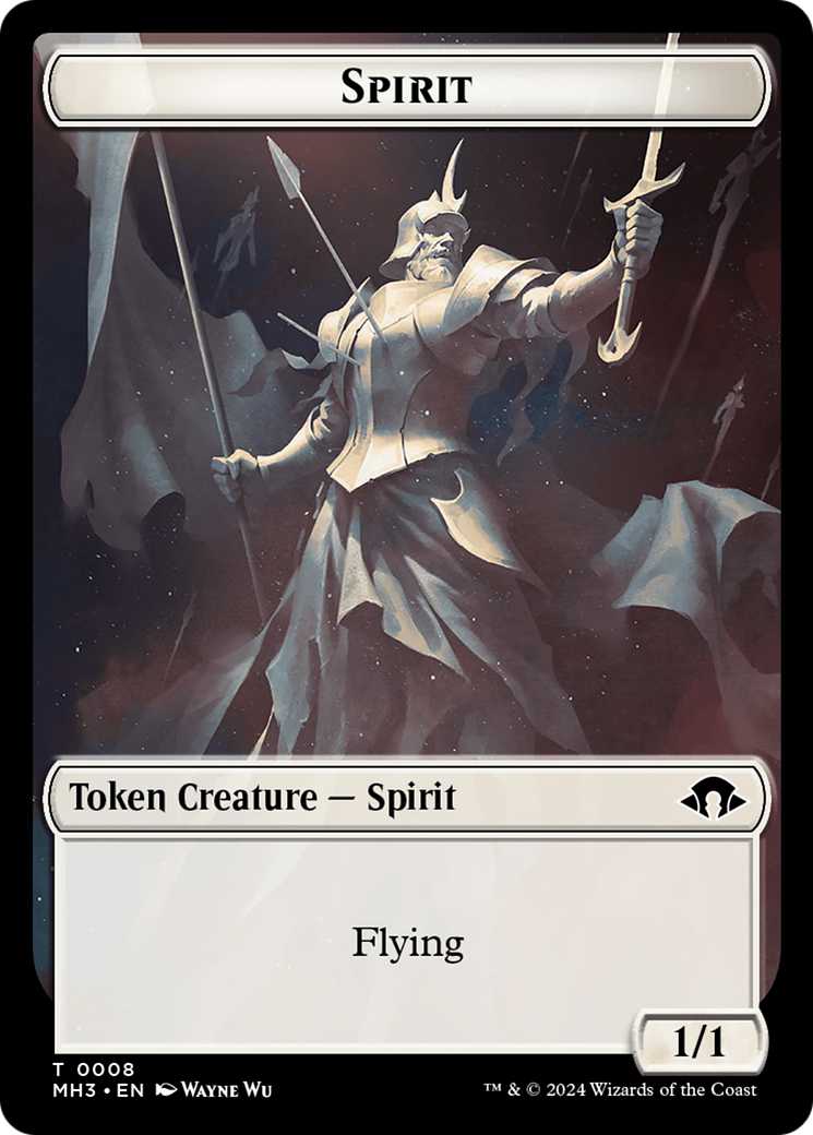 Phyrexian Germ // Spirit (0008) Double-Sided Token [Modern Horizons 3 Tokens] | Good Games Cannington