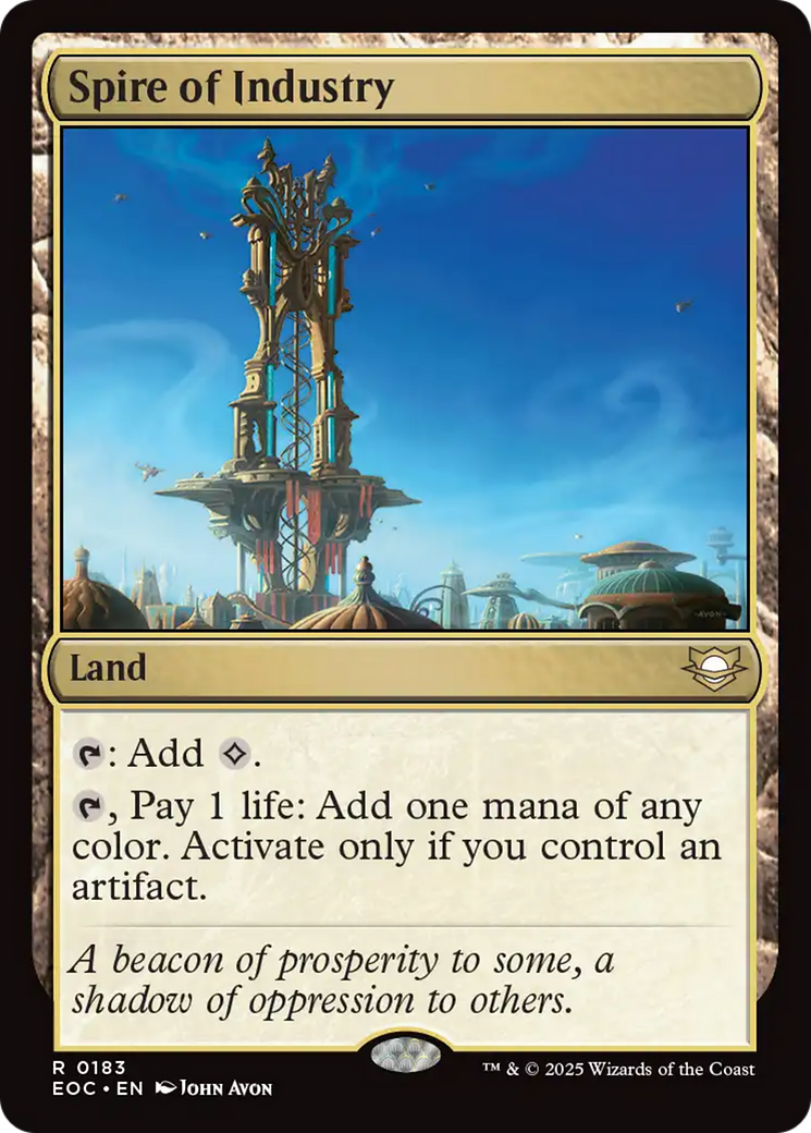 Spire of Industry [Edge of Eternities Commander] | Good Games Cannington