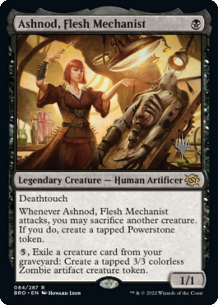 Ashnod, Flesh Mechanist (Promo Pack) [The Brothers' War Promos] | Good Games Cannington