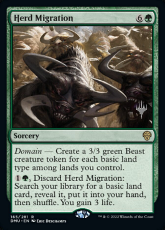 Herd Migration (Promo Pack) [Dominaria United Promos] | Good Games Cannington