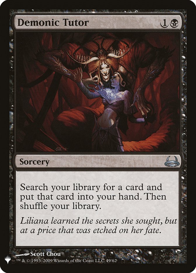 Demonic Tutor [Mystery Booster] | Good Games Cannington