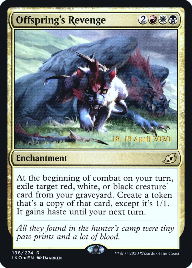 Offspring's Revenge [Ikoria: Lair of Behemoths Prerelease Promos] | Good Games Cannington